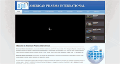 Desktop Screenshot of americanpharmainternational.com